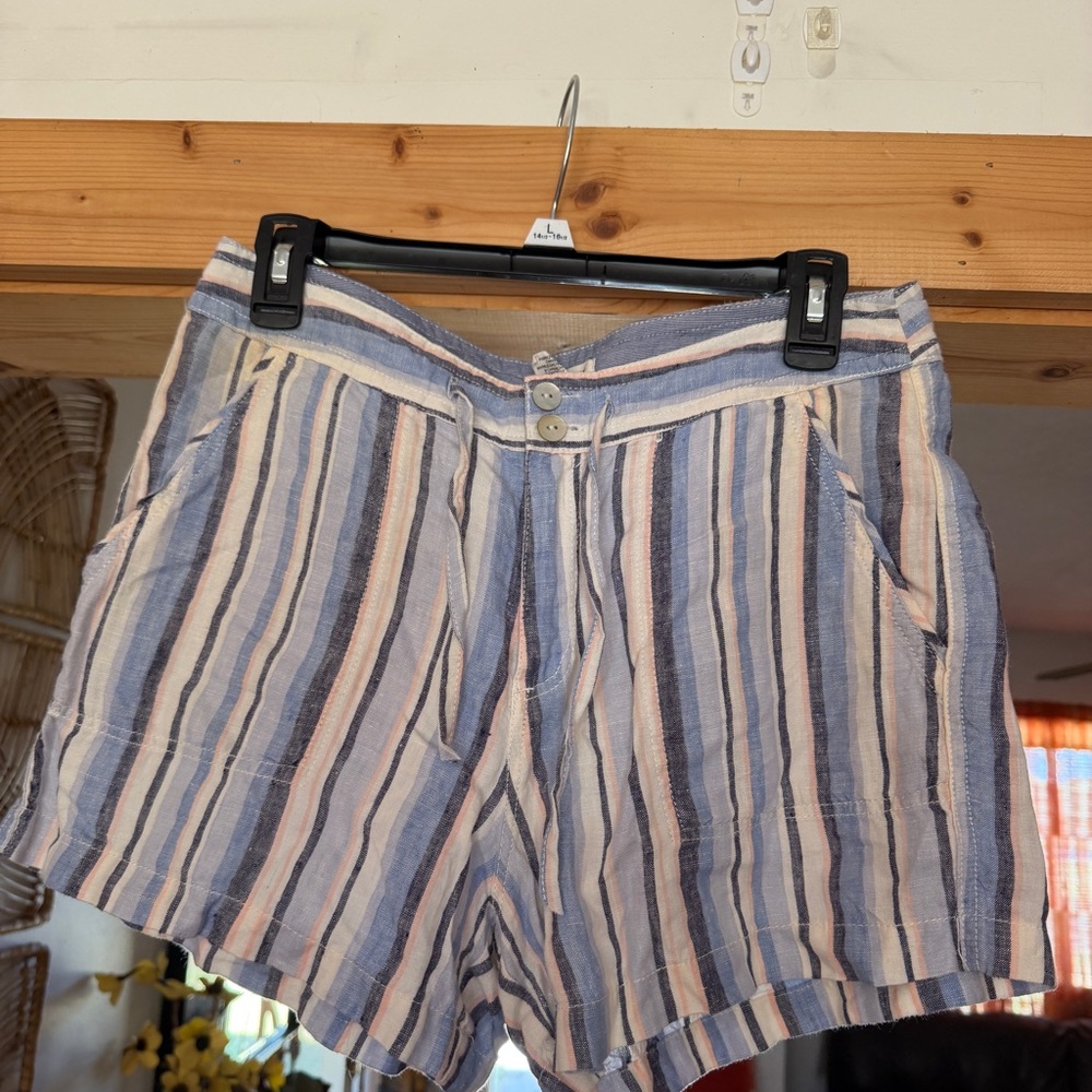 Artisan Ny Striped Blue and Cream Women's Shorts